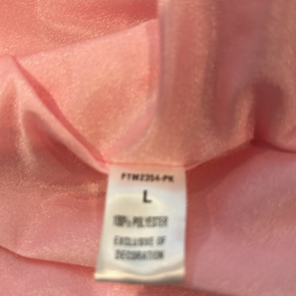 NWT THML Pink Flutter Sleeve Dress Sz L - Picture 8 of 8